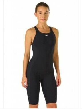 SPEEDO Power Plus Kneeskin, Competitive Racing Swimwear Black Size 26